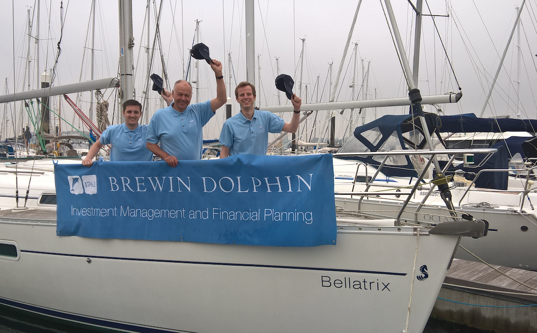 Brewin Dolphin team set sail for charity