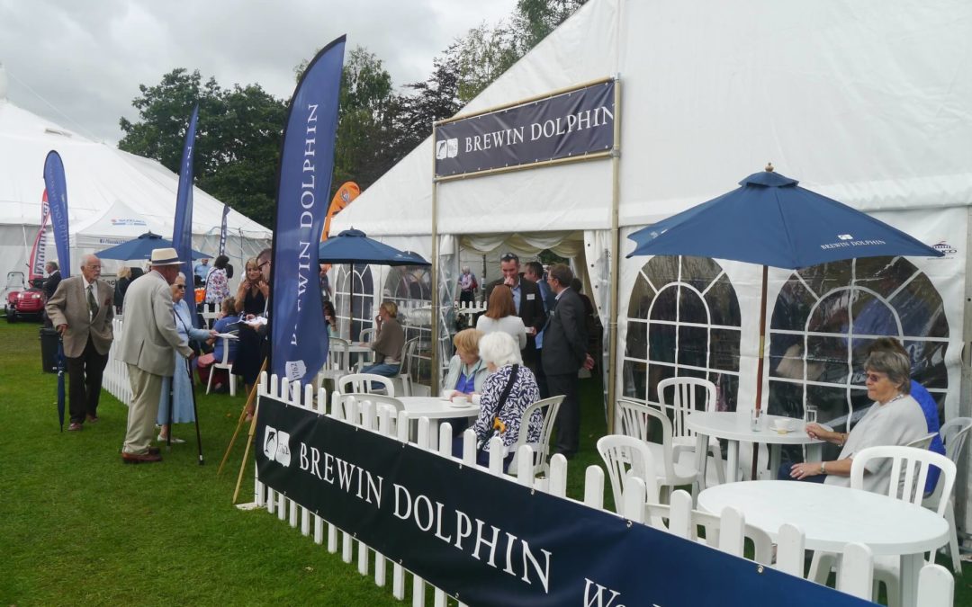 Brewin Dolphin entertains more than 400 guests at  Taunton Flower Show