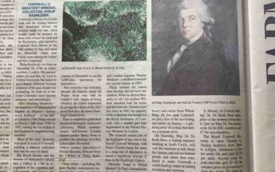 Cornwall’s greatest mineral collector– Philip Rashleigh