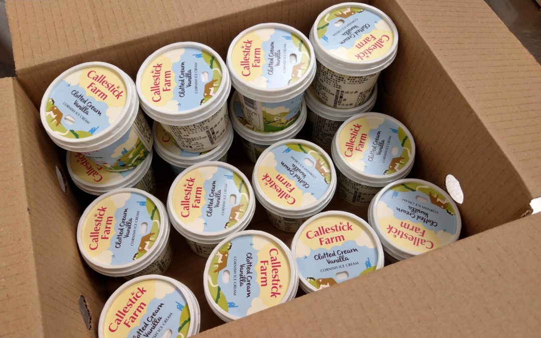 Callestick Farm exports ice-cream to China