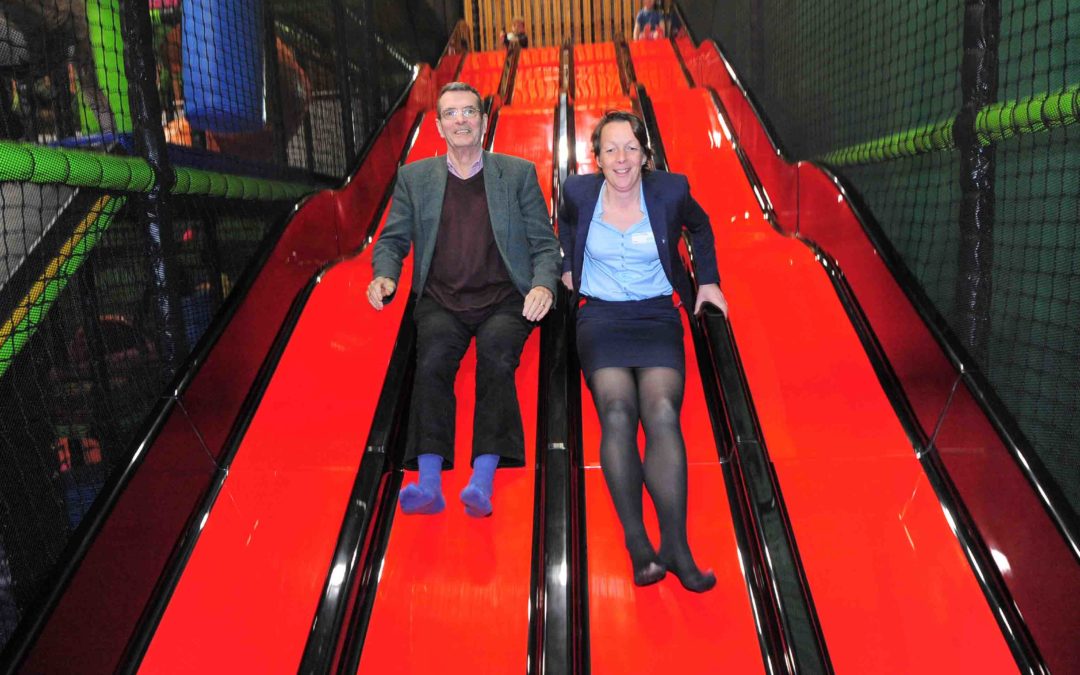 Children open St Austell Leisure Centre’s soft play centre