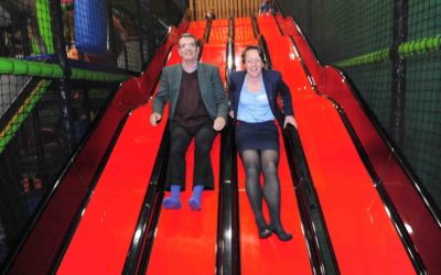 Children open St Austell Leisure Centre’s soft play centre