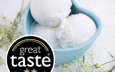 Outstanding Elderflower sorbet