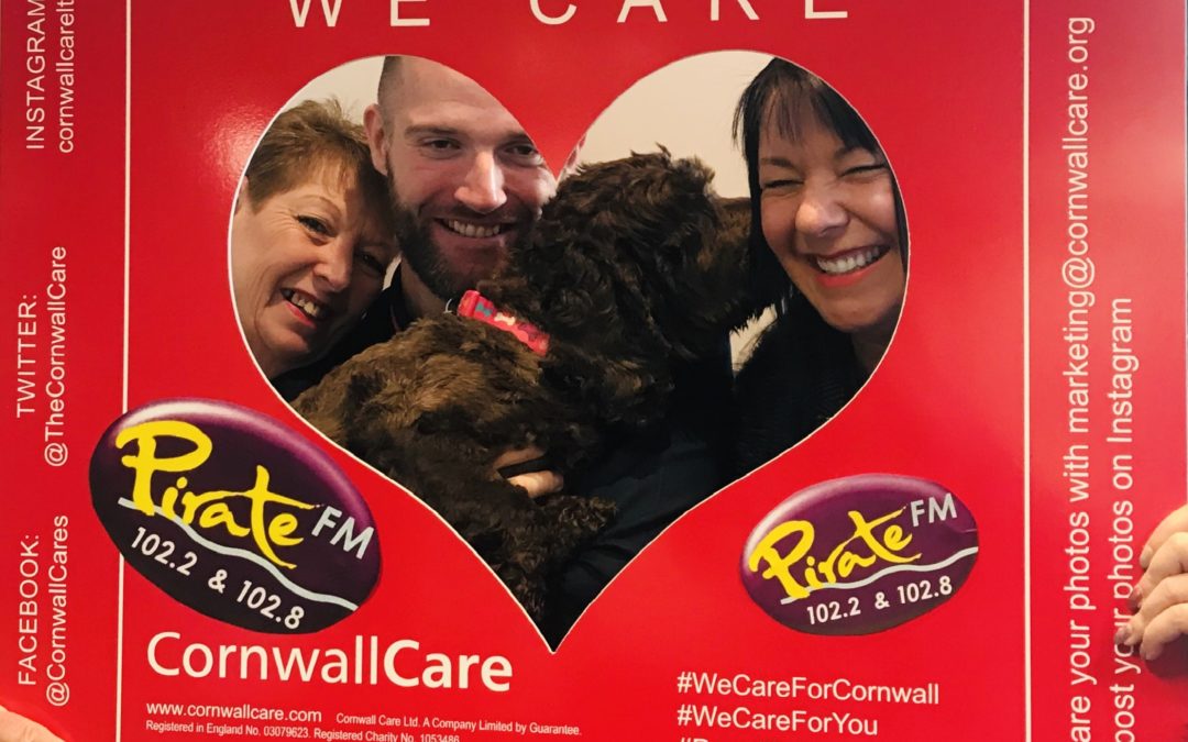 Cornwall Care staff raise £390 for Heli Appeal