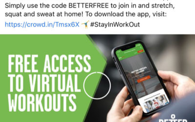 Free virtual fitness classes available on Better UK app