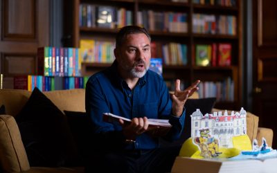 Bestselling author David Walliams officially opens library at Luxury Family Hotels’ Fowey Hall