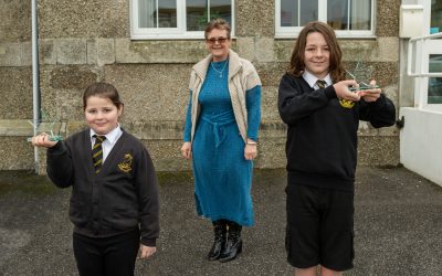 Newquay siblings recognised for care home fundraising efforts