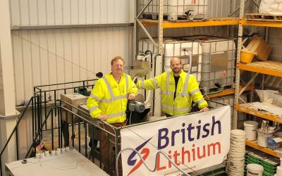 Patent pending for British Lithium invention