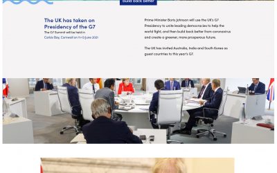 Cornwall-based Affinity develops G7 summit website