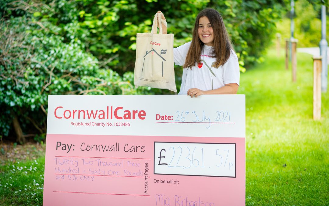 Mia raises £22,361 and becomes Young Ambassador