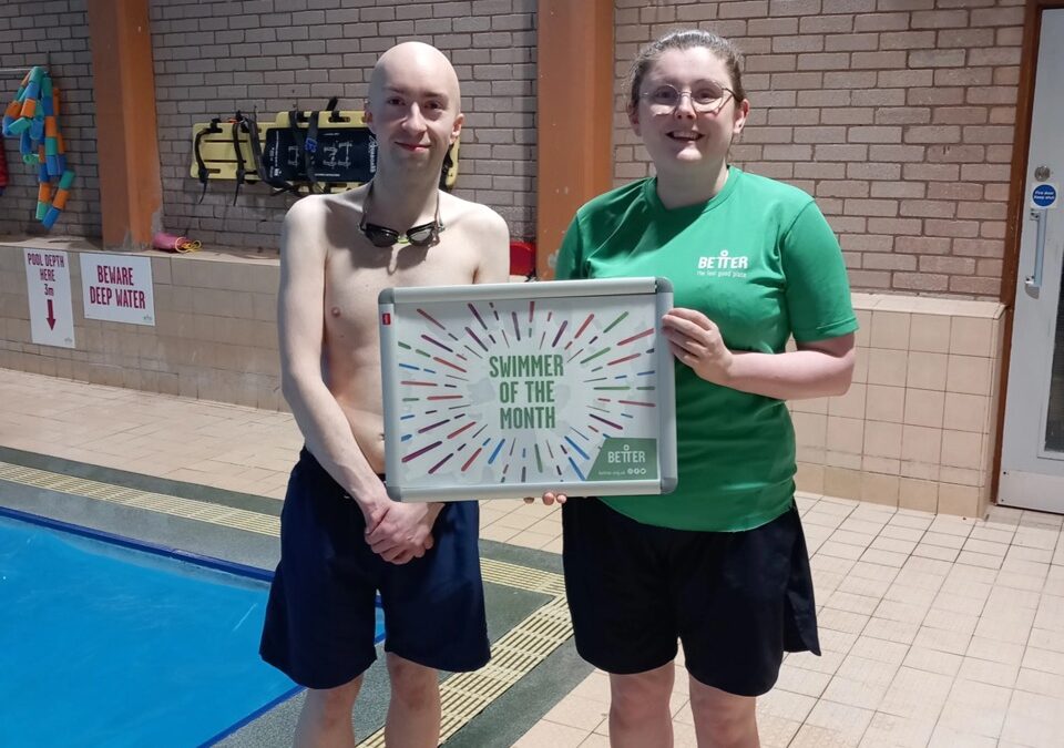 Andrew wins Swimmer of the Month