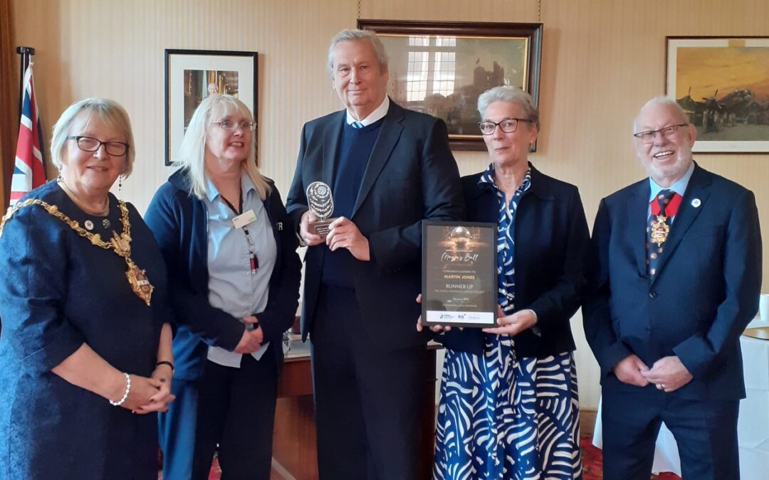 Martin’s archiving scoops civic award