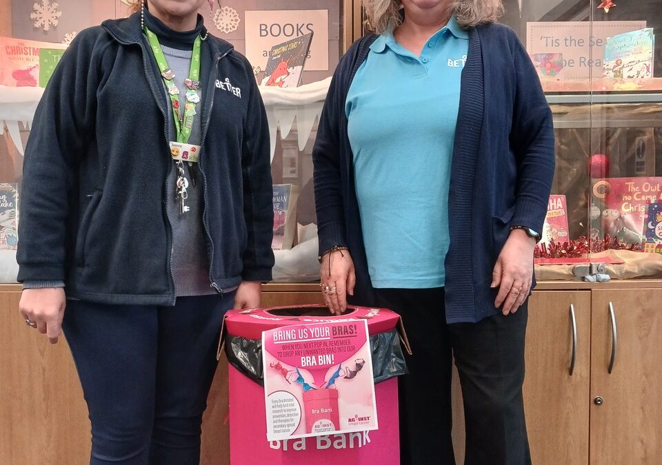 Bin your bra at a Dudley library!