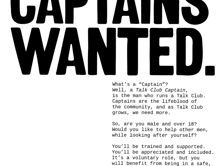 Talk Club Captains wanted!