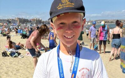 Archie, the national nipper swimming superstar