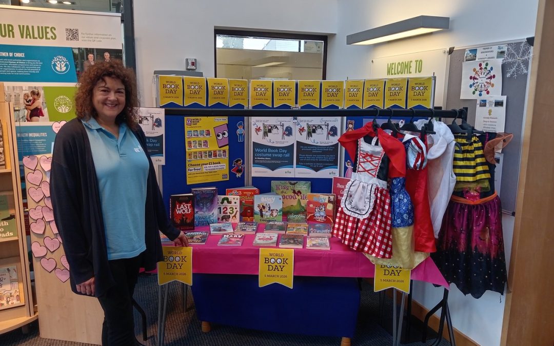 Local library World Book Day costume swap