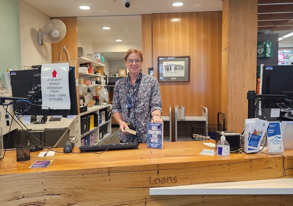 Gornal Library book returned – to Australia