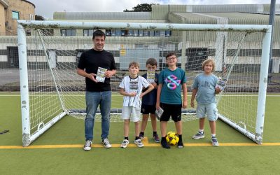 Football and books at Bodmin Leisure Centre